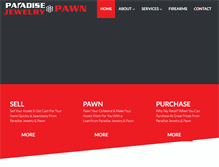 Tablet Screenshot of paradisejewelryandpawn.com